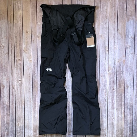 The North Face Men’s Freedom Bib Winter Ski Waterproof Pants In Black - Picture 3 of 15